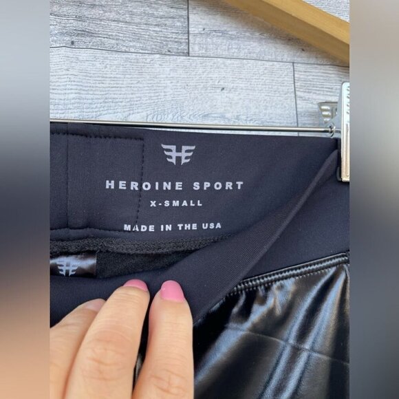 HEROINE SPORT DOWNTOWN LEGGING BLACK PATENT XS - Picture 4 of 9